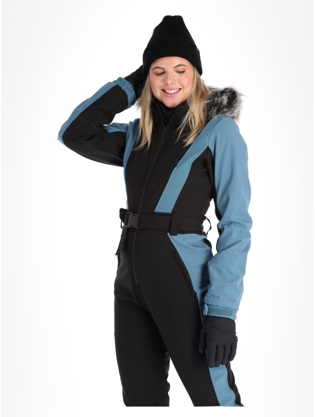 Protest, Prtvitosha Softshell Snowsuit completo sci donna True Black nero 