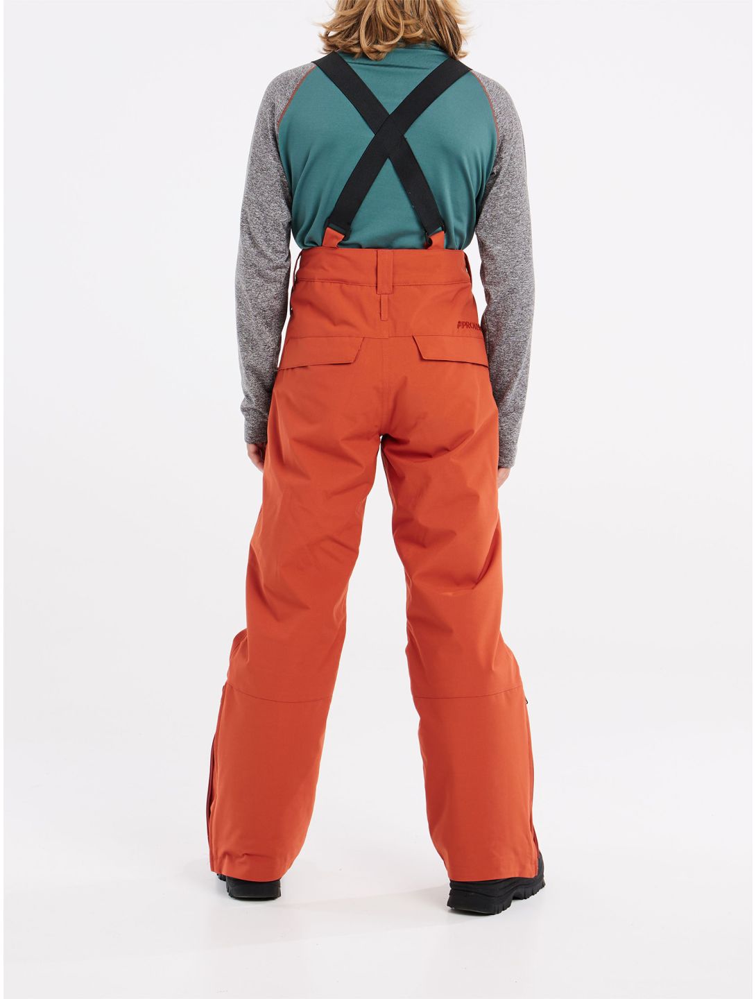 Protest, Spiket Jr pantaloni da sci bambino Brick Orange arancio 