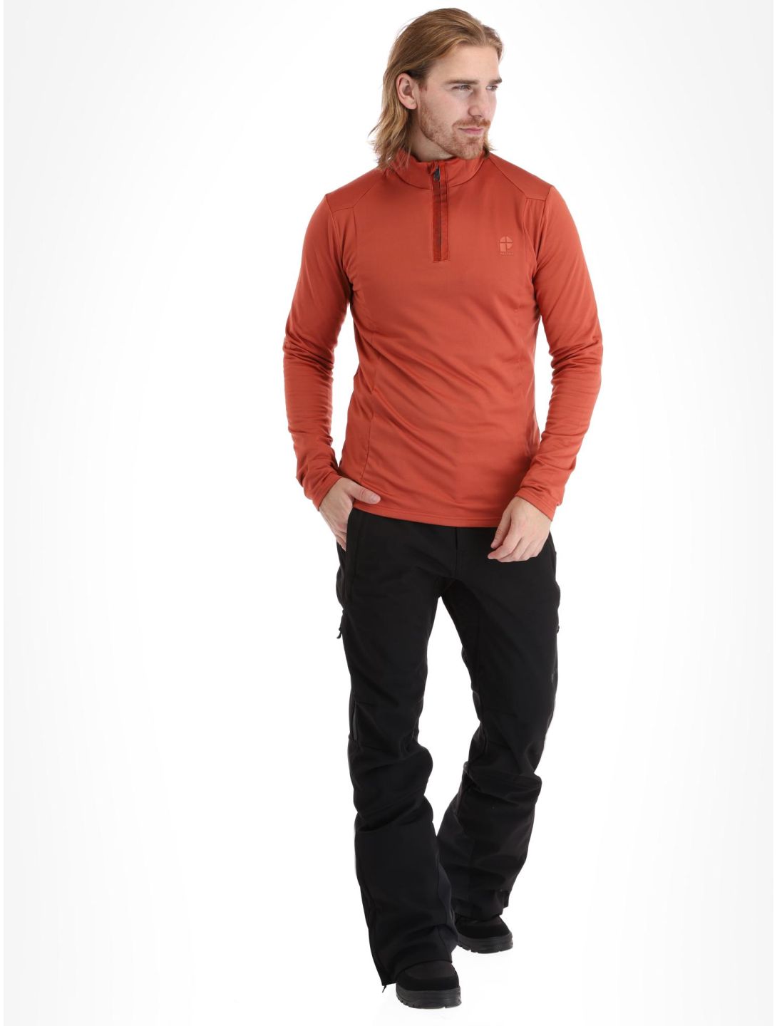 Protest, Will maglione uomo Brick Orange arancio 