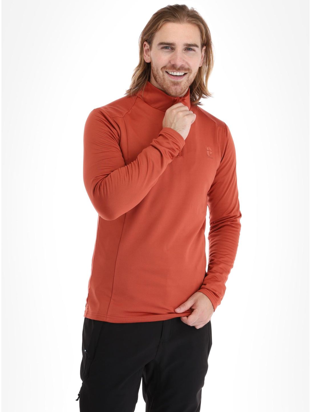 Protest, Will maglione uomo Brick Orange arancio 