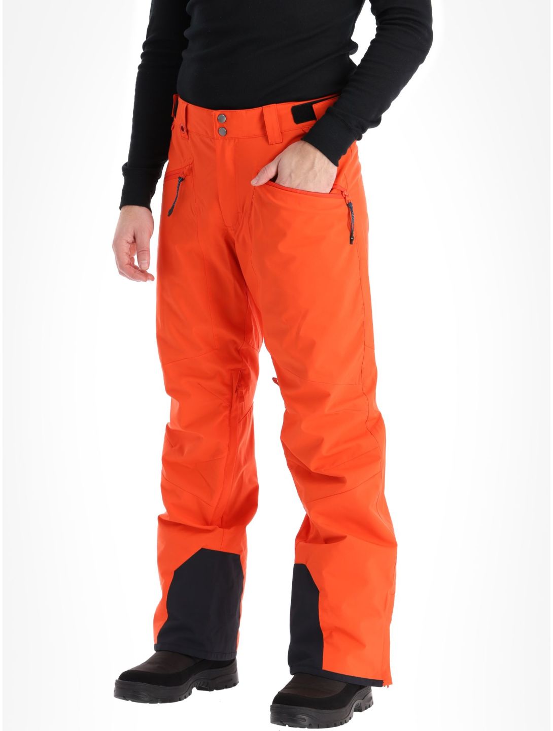 Quiksilver, Boundry pantaloni da sci uomo Grenadine rosso 