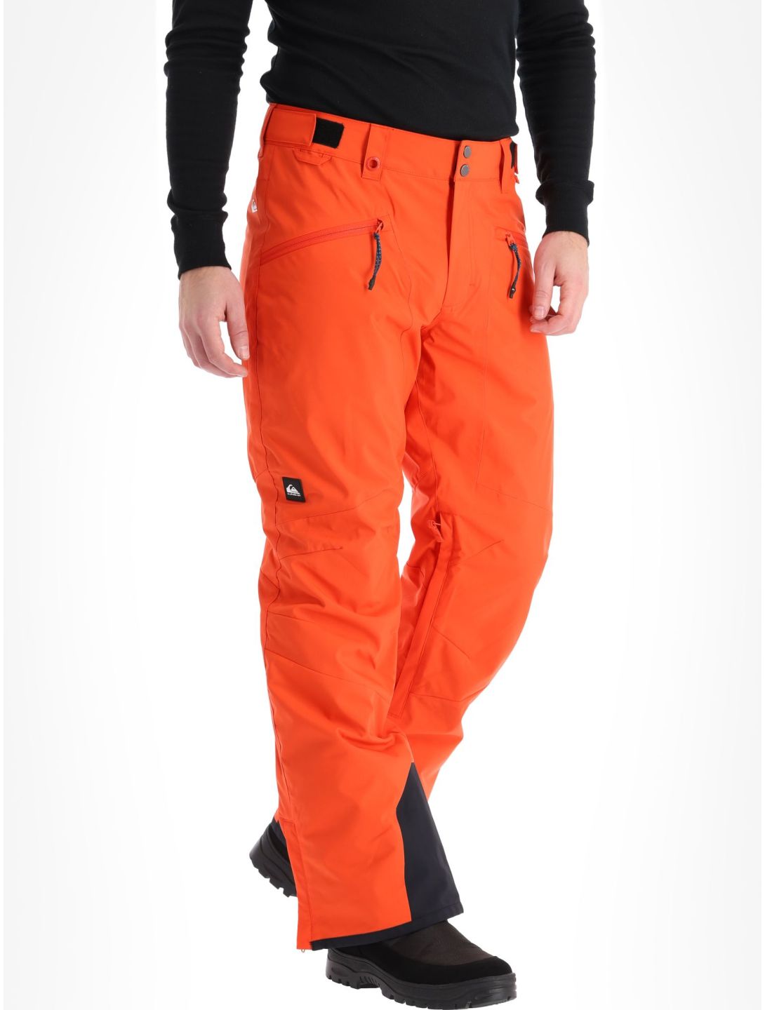 Quiksilver, Boundry pantaloni da sci uomo Grenadine rosso 