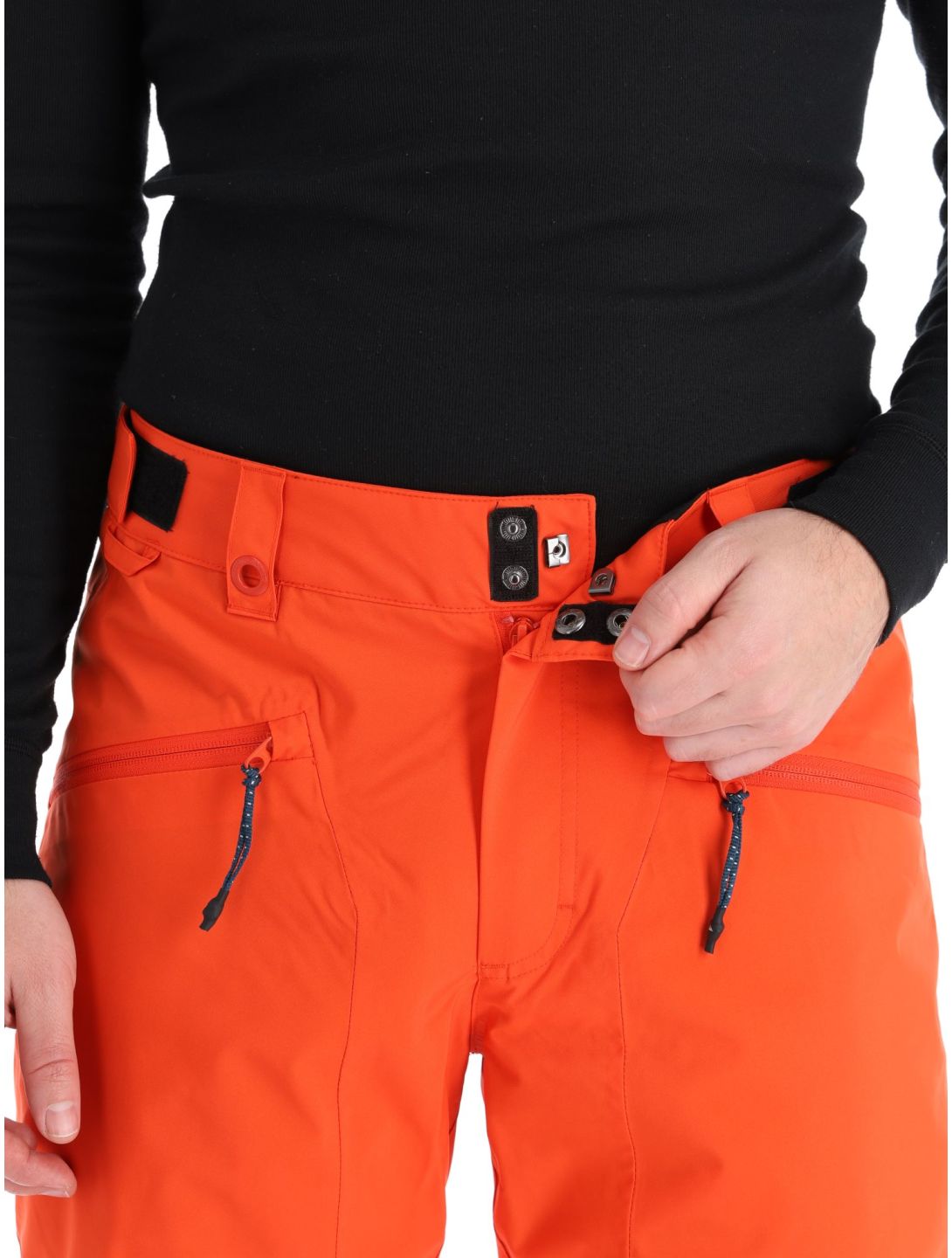 Quiksilver, Boundry pantaloni da sci uomo Grenadine rosso 