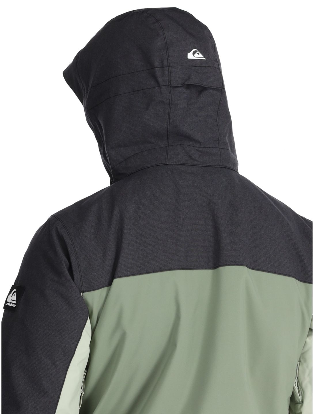 Quiksilver, Dawson giacca sci uomo Sea Spray nero, verde 