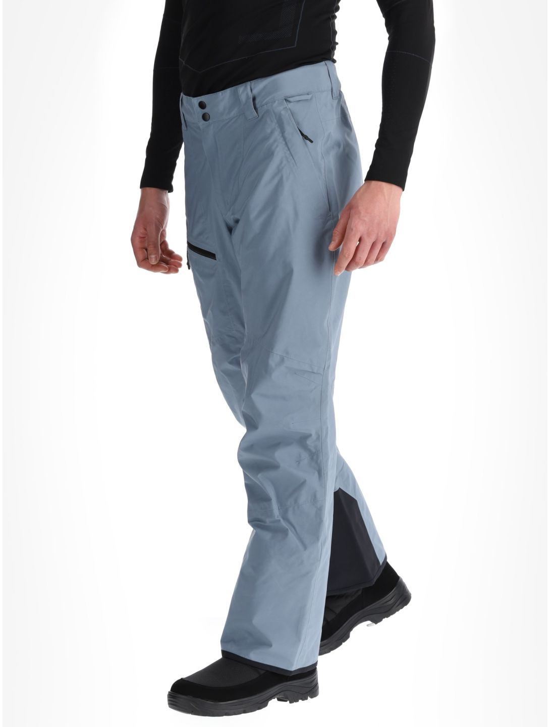 Quiksilver, Forever Strecht Gore-Tex pantaloni da sci uomo Flint Stone grigio 