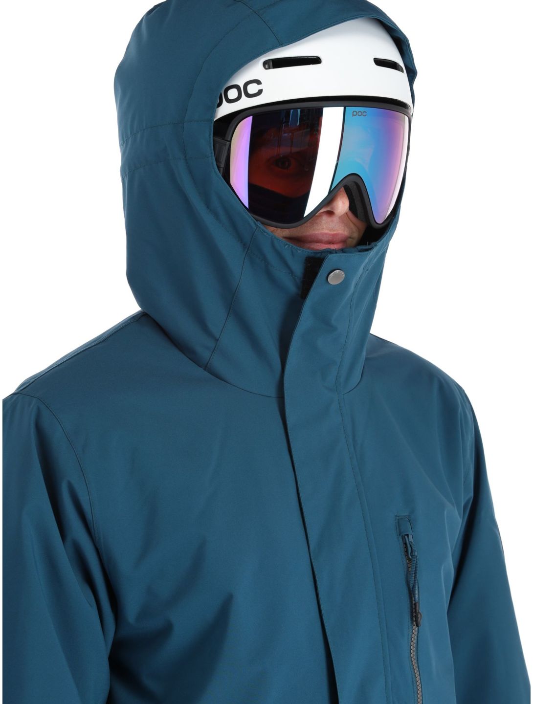 Quiksilver, Mission Solid giacca sci uomo Majolica Blue blu 