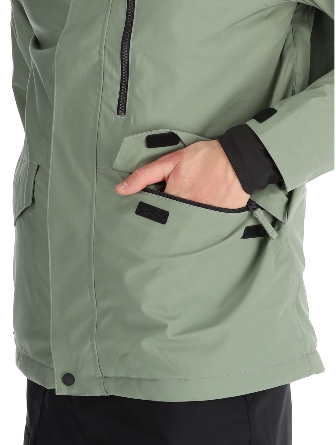 Quiksilver, Mission Solid giacca sci uomo Sea Spray verde 