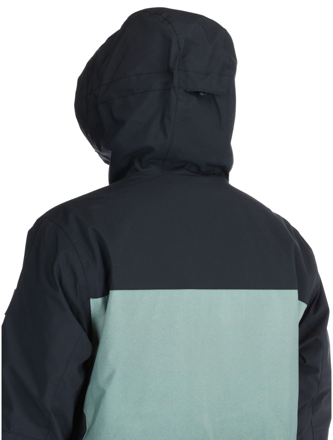 Quiksilver, Morton giacca sci uomo Gradient Iced Sea Spray nero, verde 