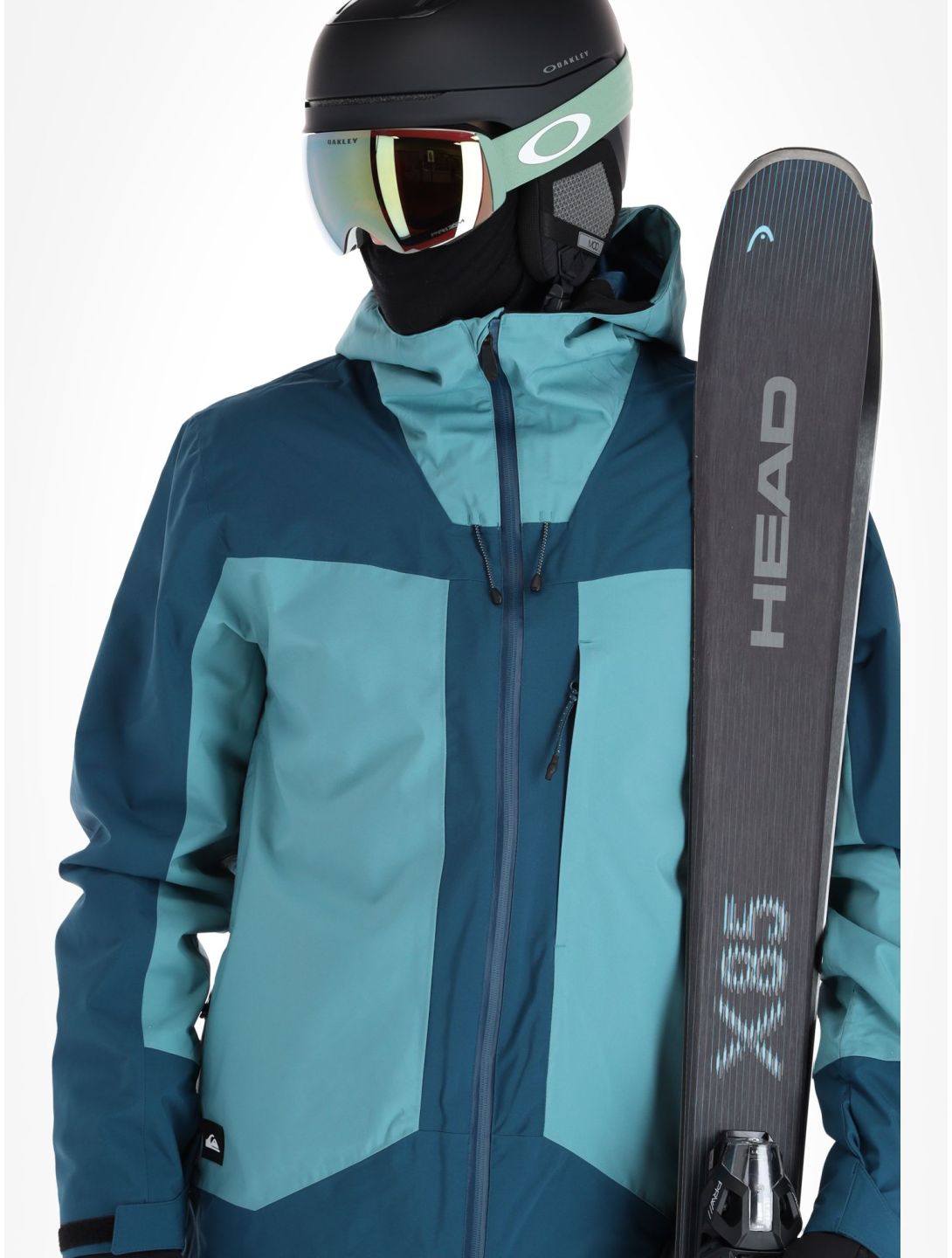 Quiksilver, Muldrow giacca sci uomo Majolica Blue blu 