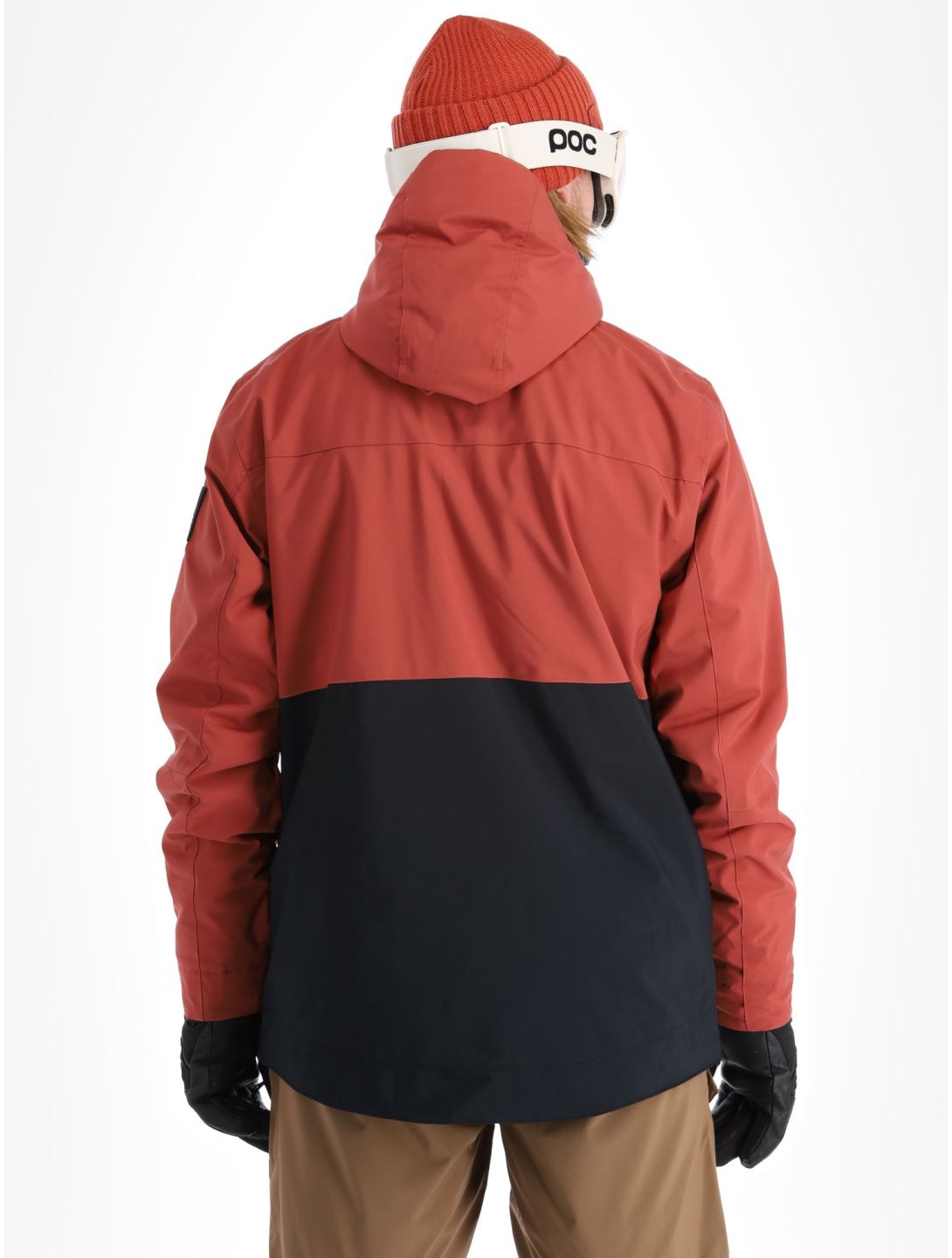 Quiksilver, Sycamore giacca sci uomo Cub marrone, nero, rosso 