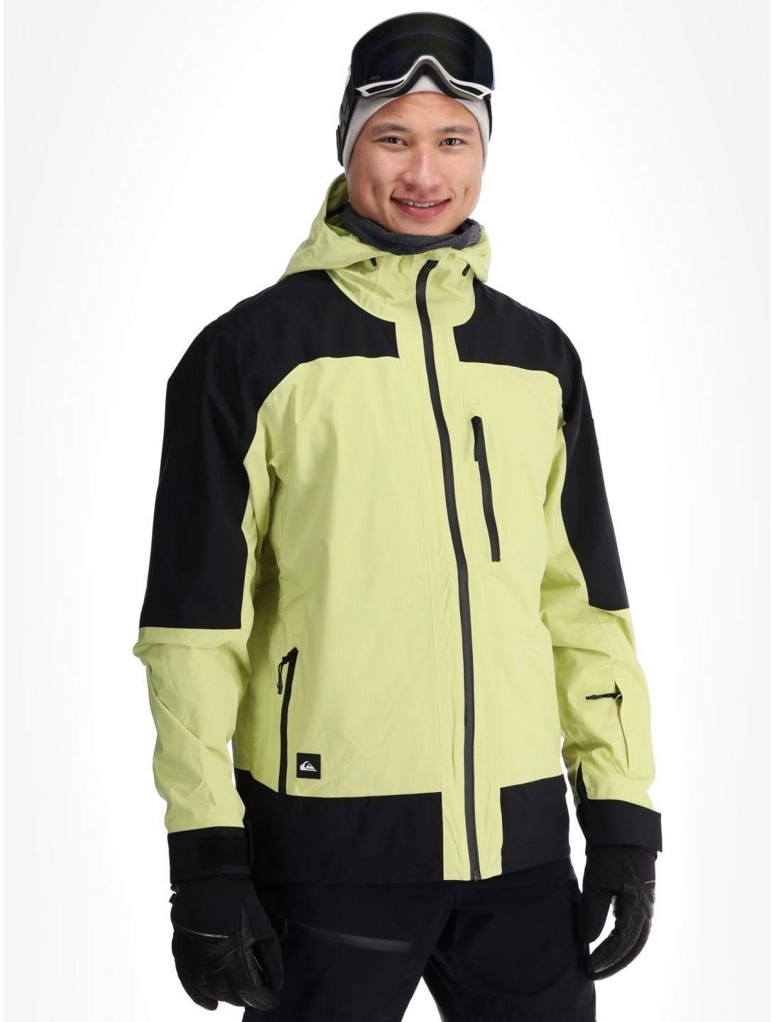 Quiksilver, Ultralight 20K giacca sci uomo Celery Green nero, verde 