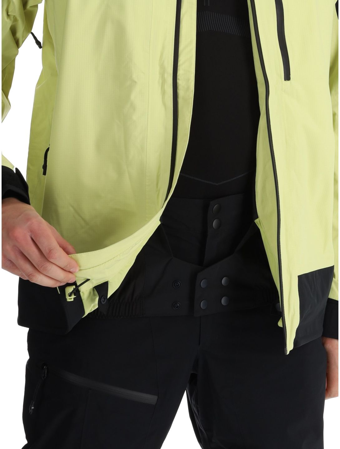 Quiksilver, Ultralight 20K giacca sci uomo Celery Green nero, verde 