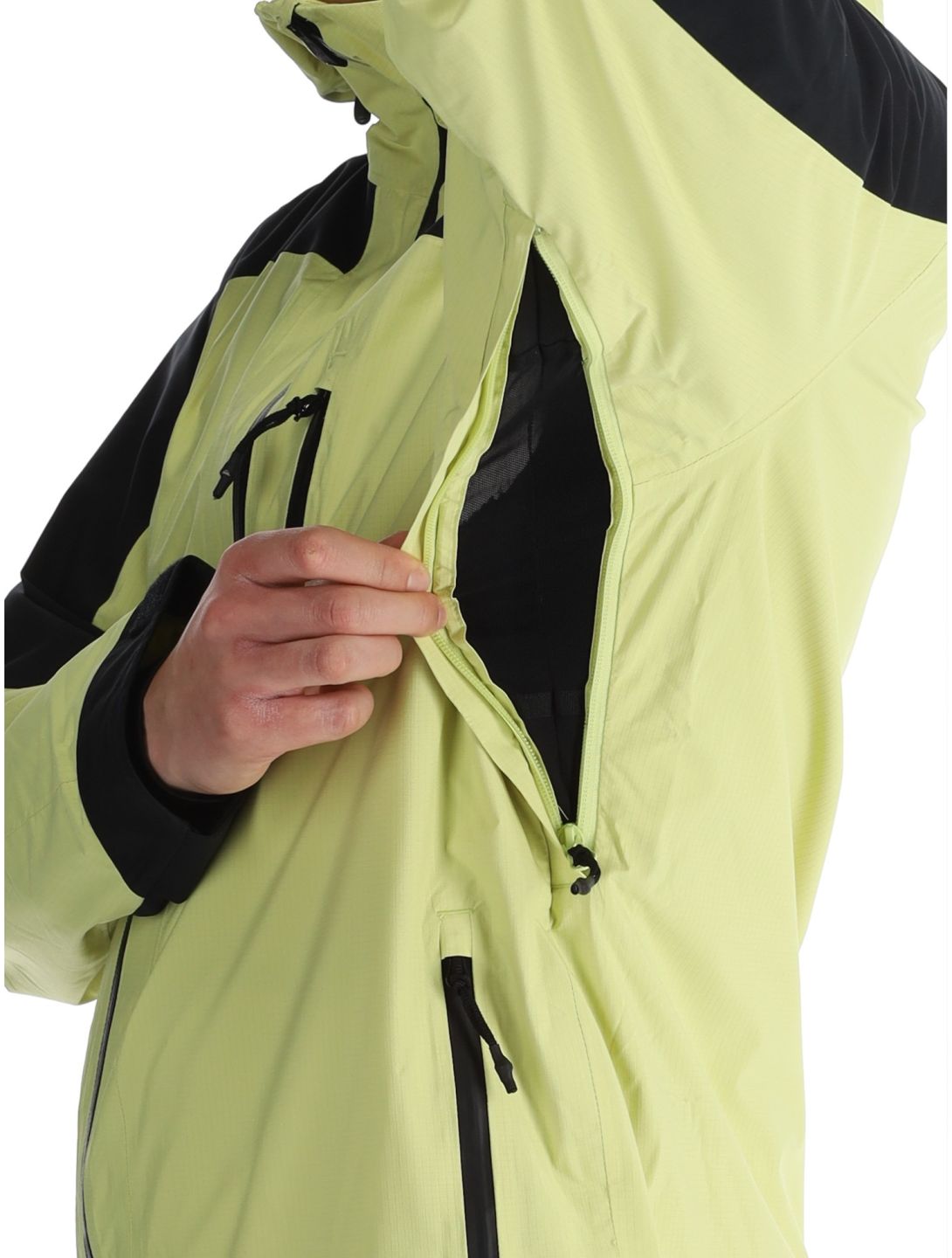 Quiksilver, Ultralight 20K giacca sci uomo Celery Green nero, verde 