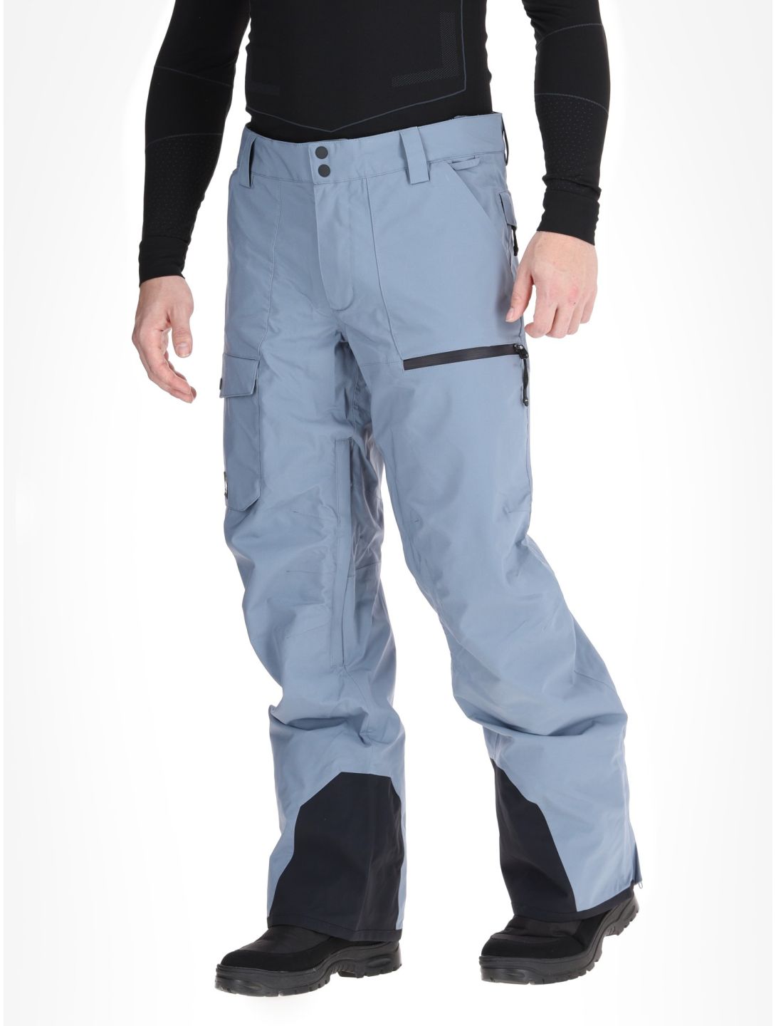 Quiksilver, Utility pantaloni da sci uomo Flint Stone grigio 