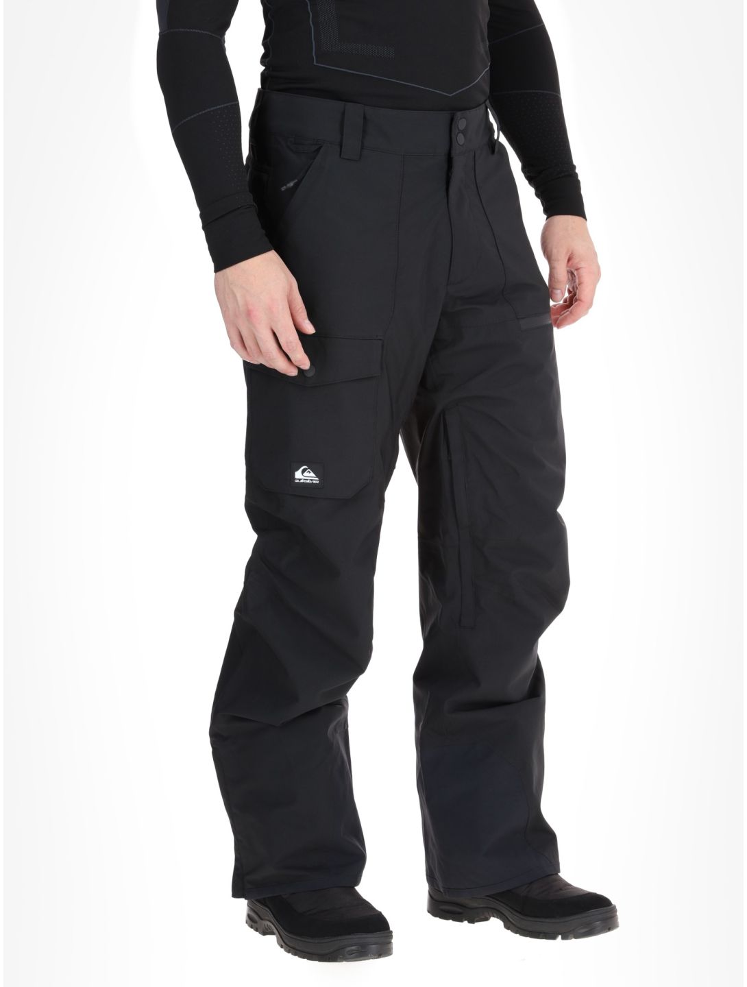 Quiksilver, Utility pantaloni da sci uomo True Black nero 