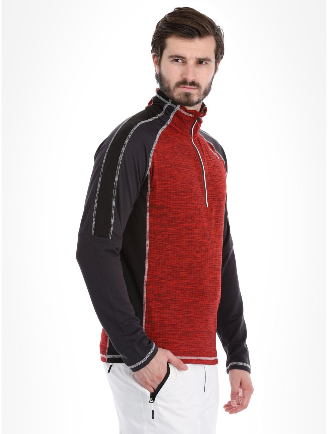 Regatta, Hepley maglione uomo Danger Red / Ash grigio, rosso 