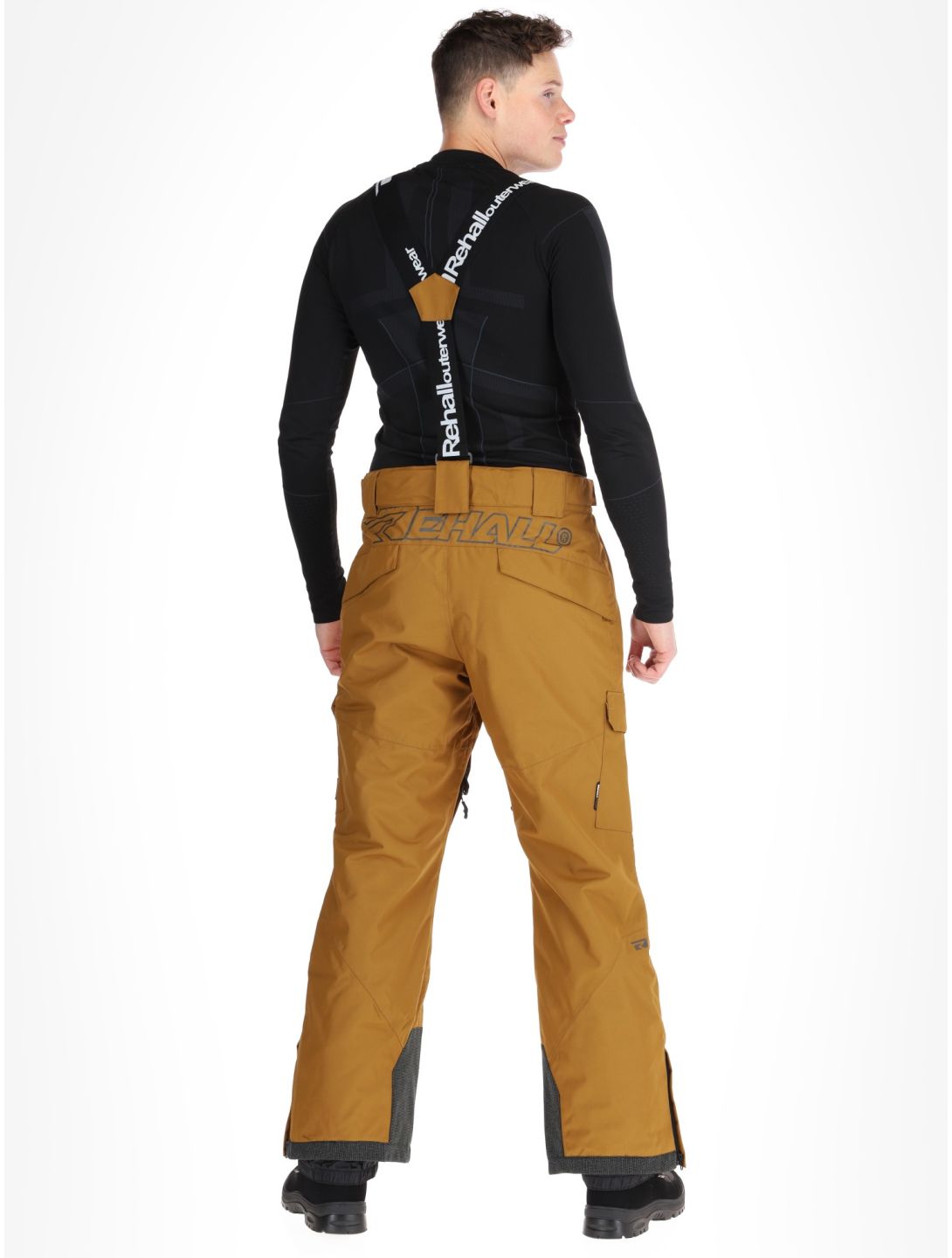 Rehall, Backbone-R pantaloni da sci uomo Bronze marrone 