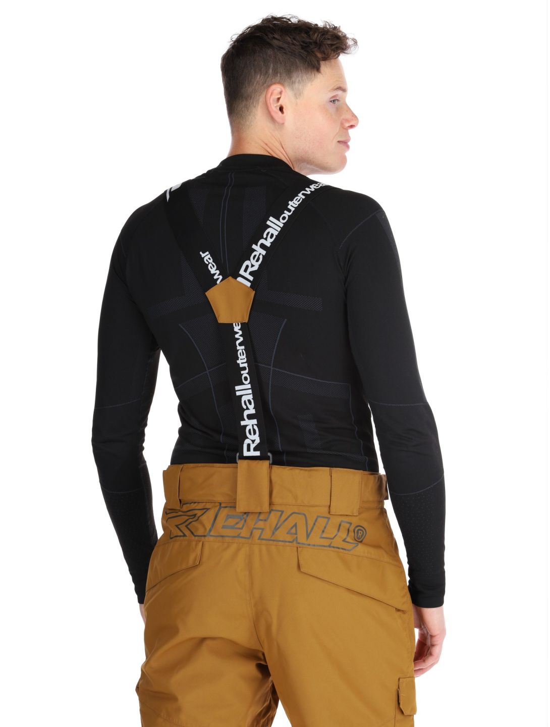 Rehall, Backbone-R pantaloni da sci uomo Bronze marrone 