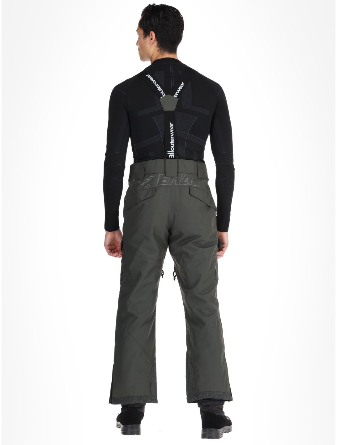 Rehall, Backbone-R pantaloni da sci uomo Graphite grigio 