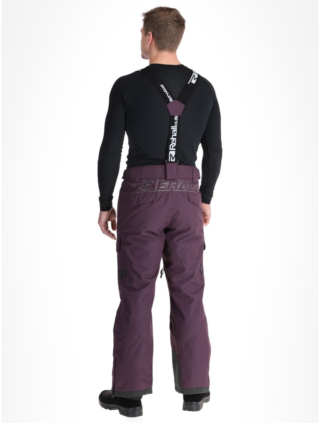 Rehall, Backbone-R pantaloni da sci uomo Plum Perfect viola 