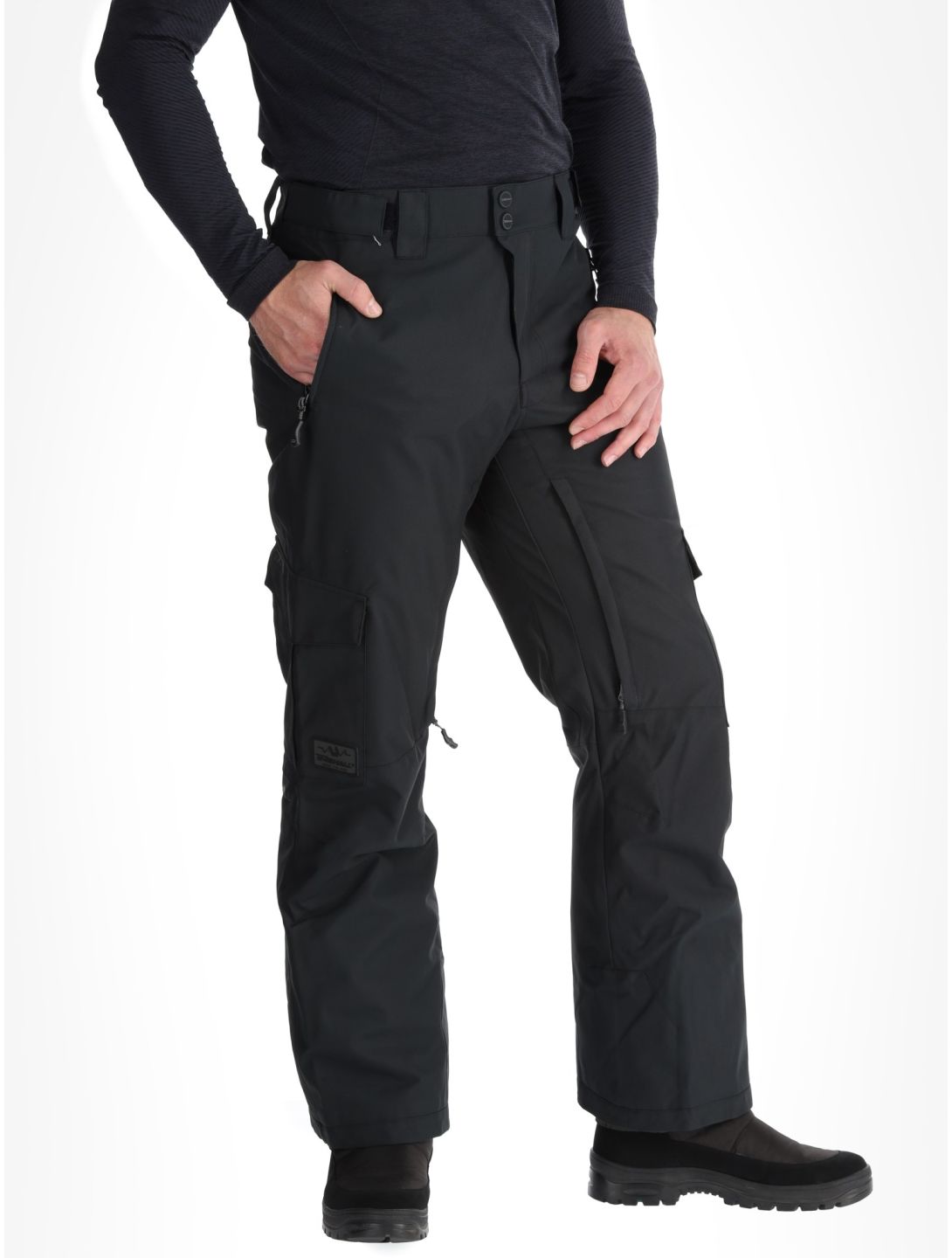 Rehall, Benn-R pantaloni da sci uomo Black nero 