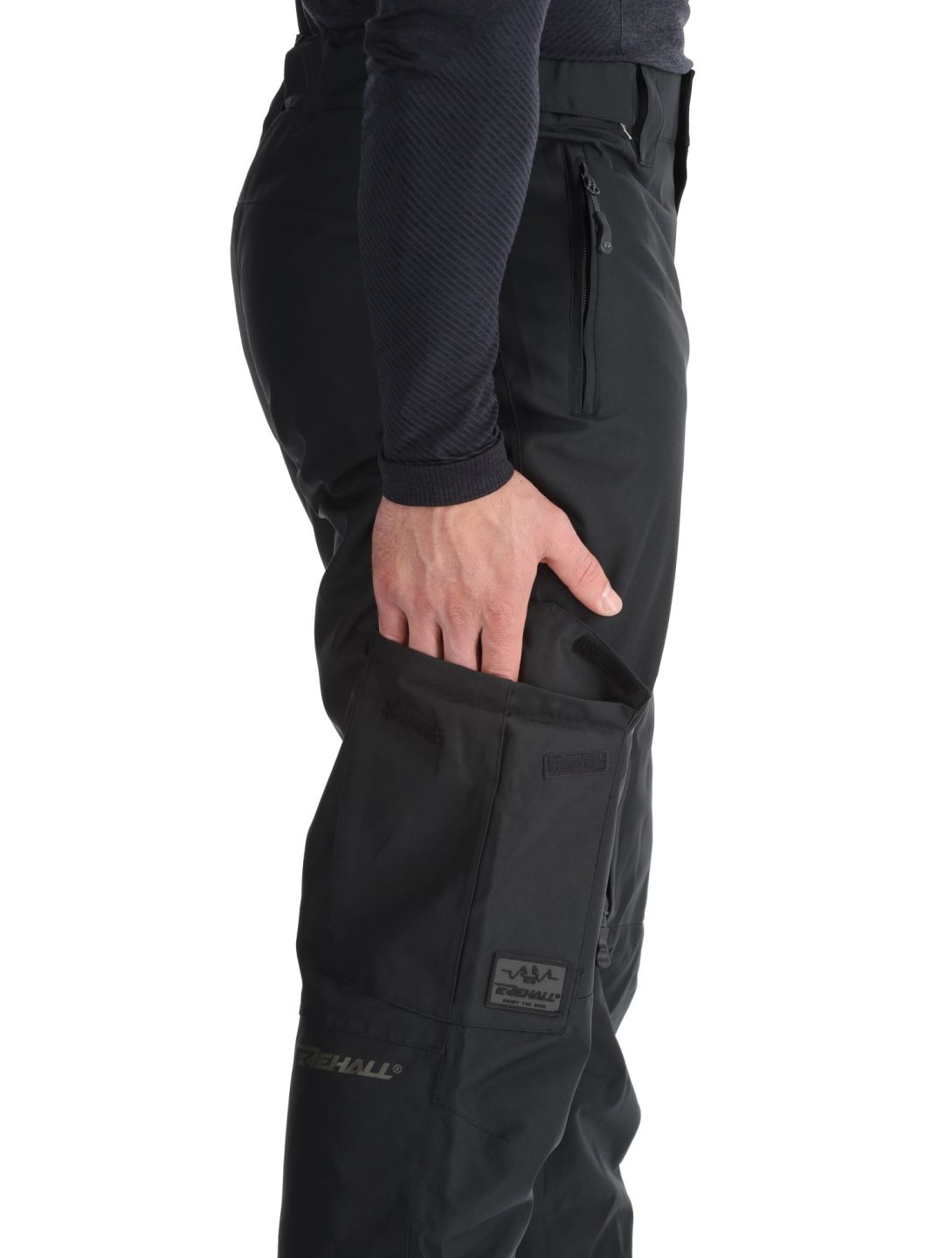 Rehall, Benn-R pantaloni da sci uomo Black nero 