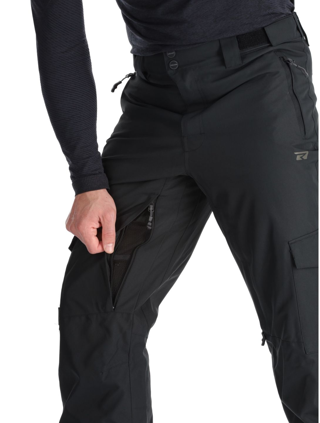 Rehall, Benn-R pantaloni da sci uomo Black nero 