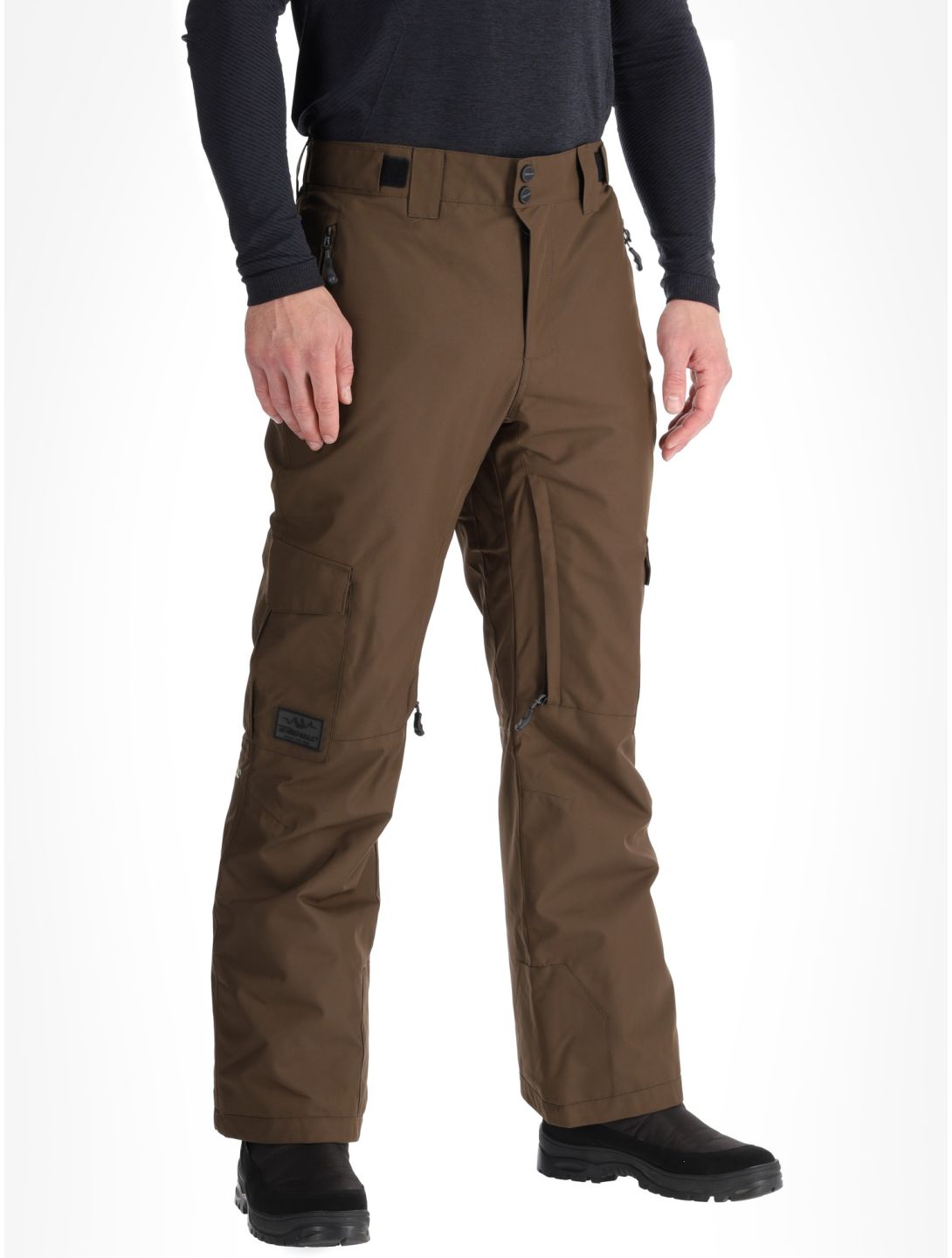 Rehall, Benn-R pantaloni da sci uomo Choco marrone 