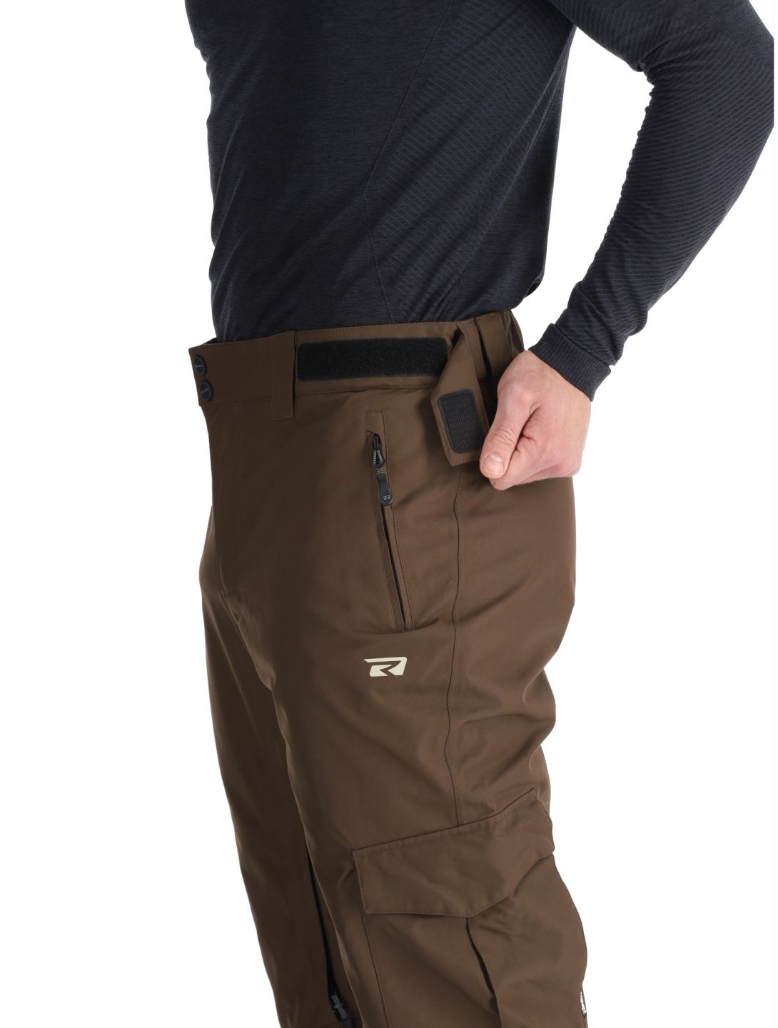 Rehall, Benn-R pantaloni da sci uomo Choco marrone 