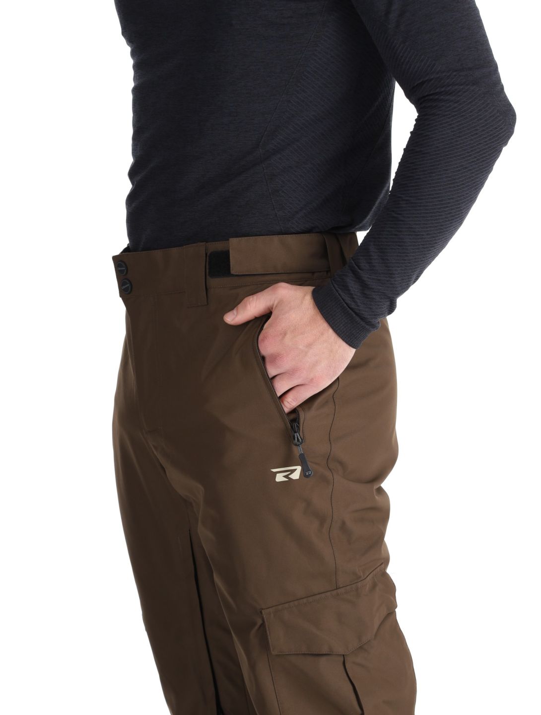 Rehall, Benn-R pantaloni da sci uomo Choco marrone 