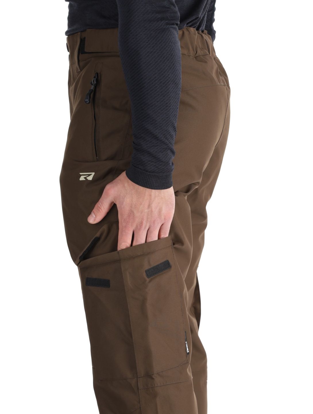 Rehall, Benn-R pantaloni da sci uomo Choco marrone 