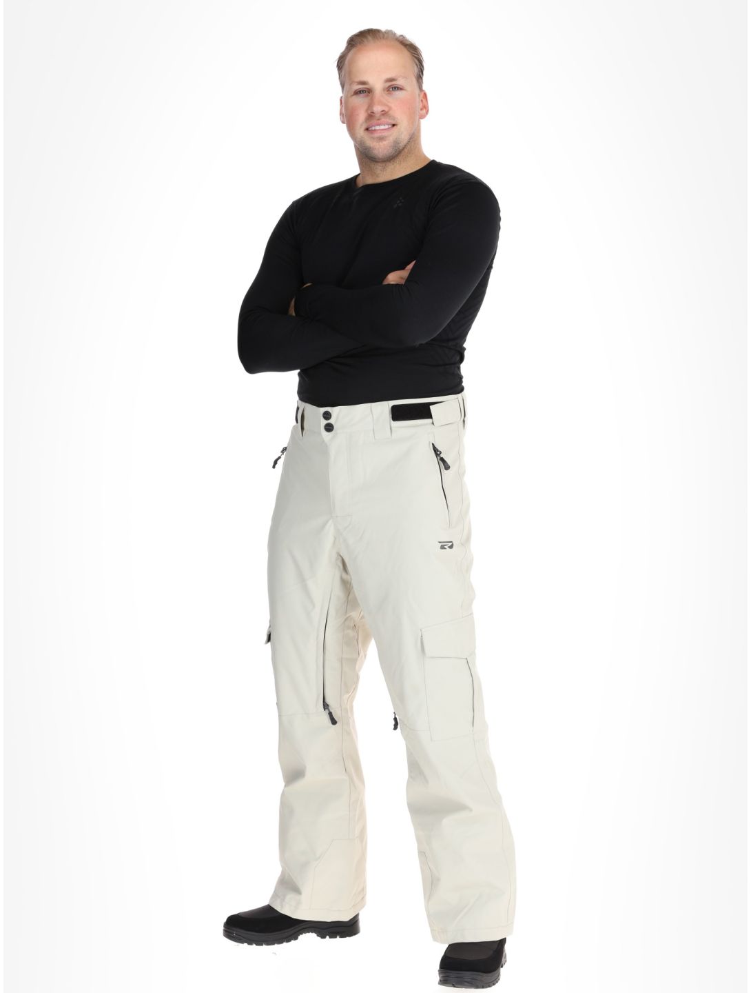 Rehall, Benn-R pantaloni da sci uomo Gravel Stone beige 