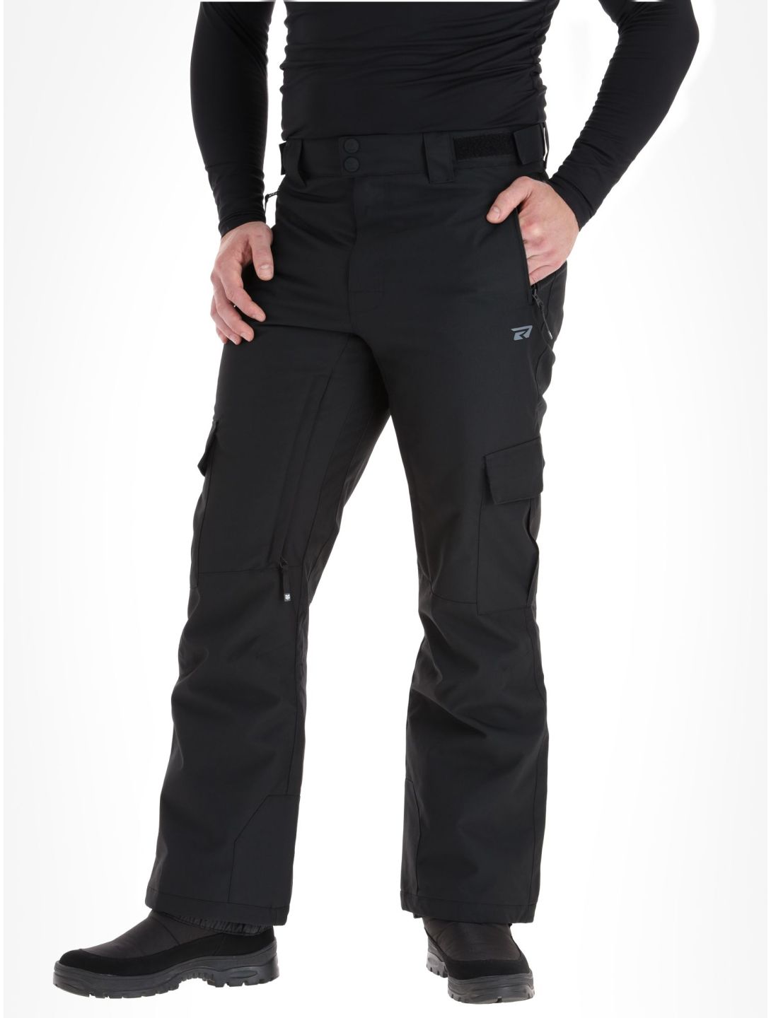 Rehall, Buzz-R pantaloni da sci uomo Black nero 