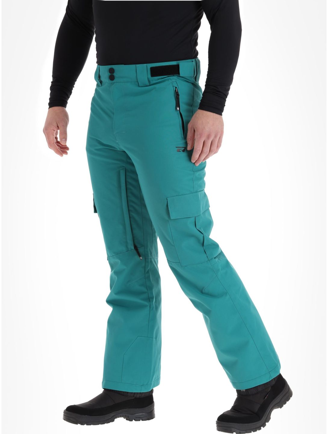 Rehall, Buzz-R pantaloni da sci uomo Teal green blu 