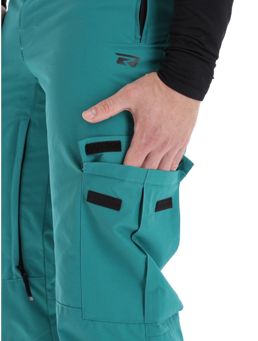 Rehall, Buzz-R pantaloni da sci uomo Teal green blu 