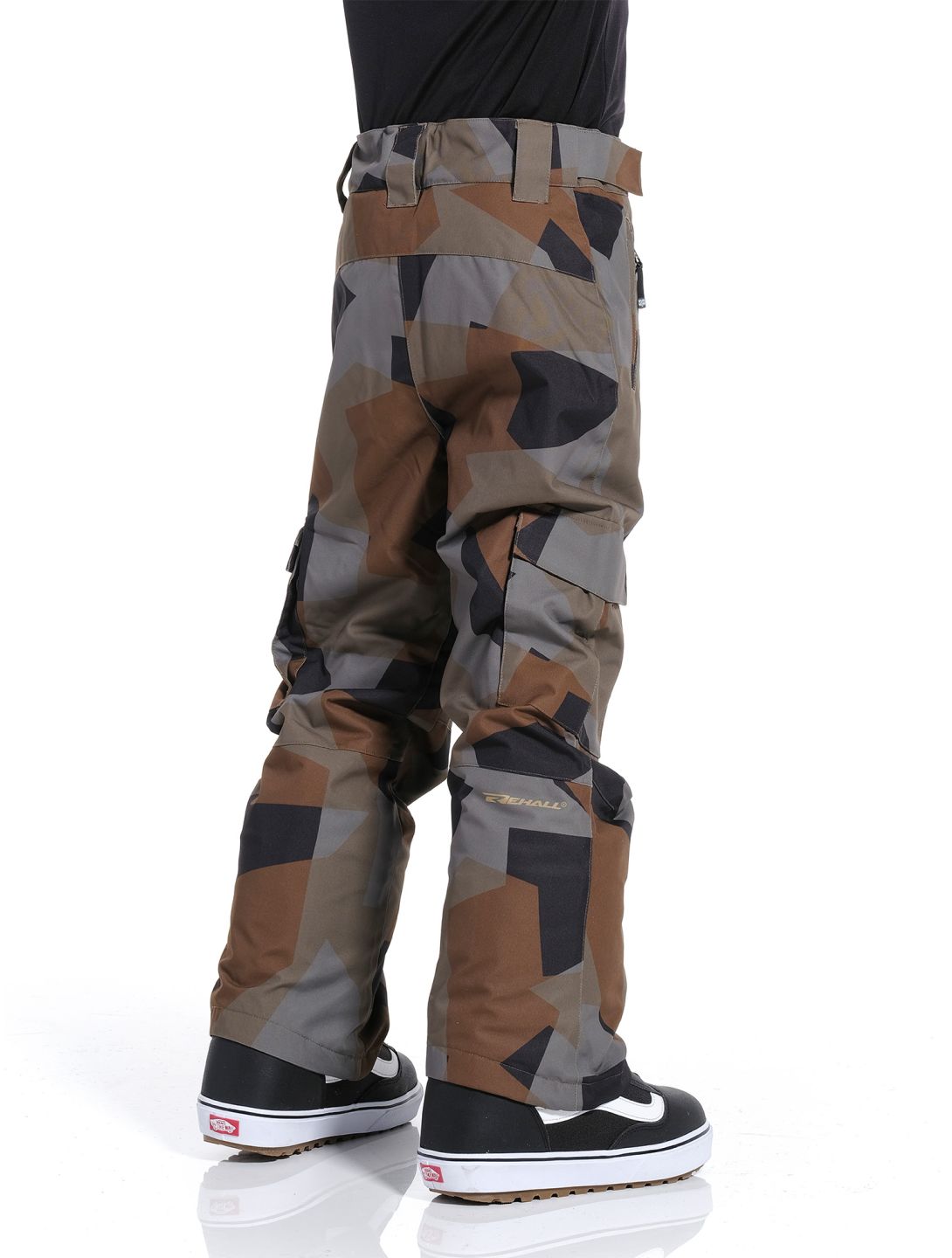 Rehall, Buzz-R-Jr. pantaloni da sci bambino Camo Olive verde 