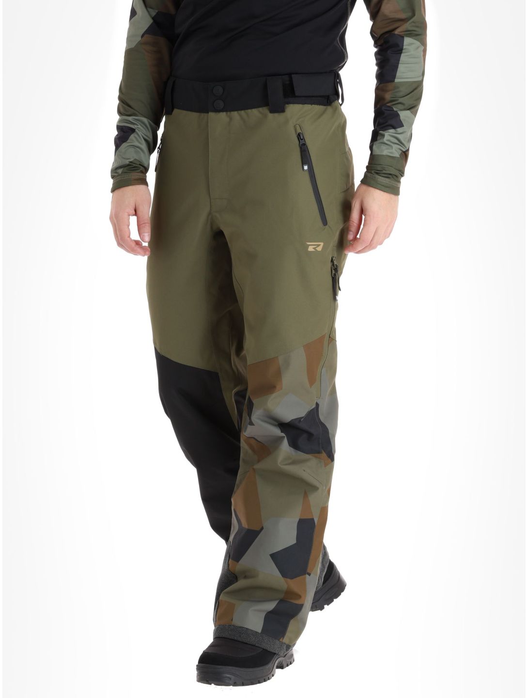 Rehall, Catamount-R pantaloni da sci uomo Olive verde 