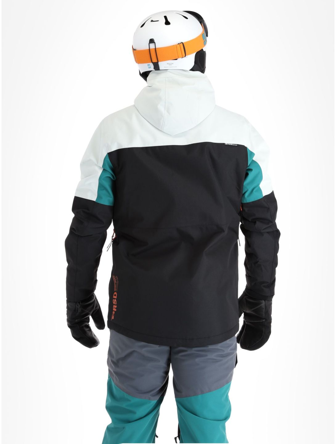 Rehall, Cropp-R giacca sci uomo Teal green bianco, blu, nero 