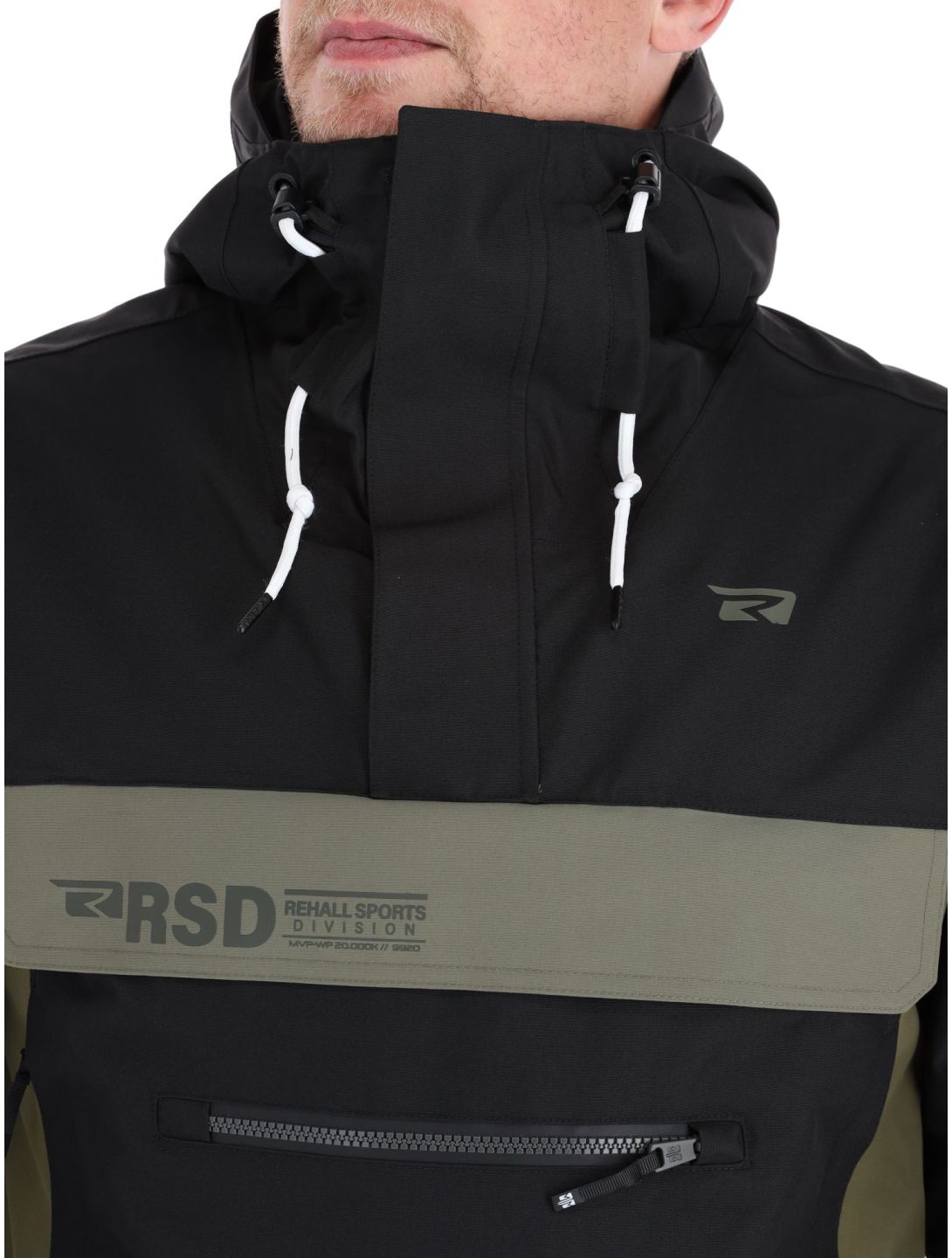 Rehall, Dennis-R anorak uomo Black nero, verde 