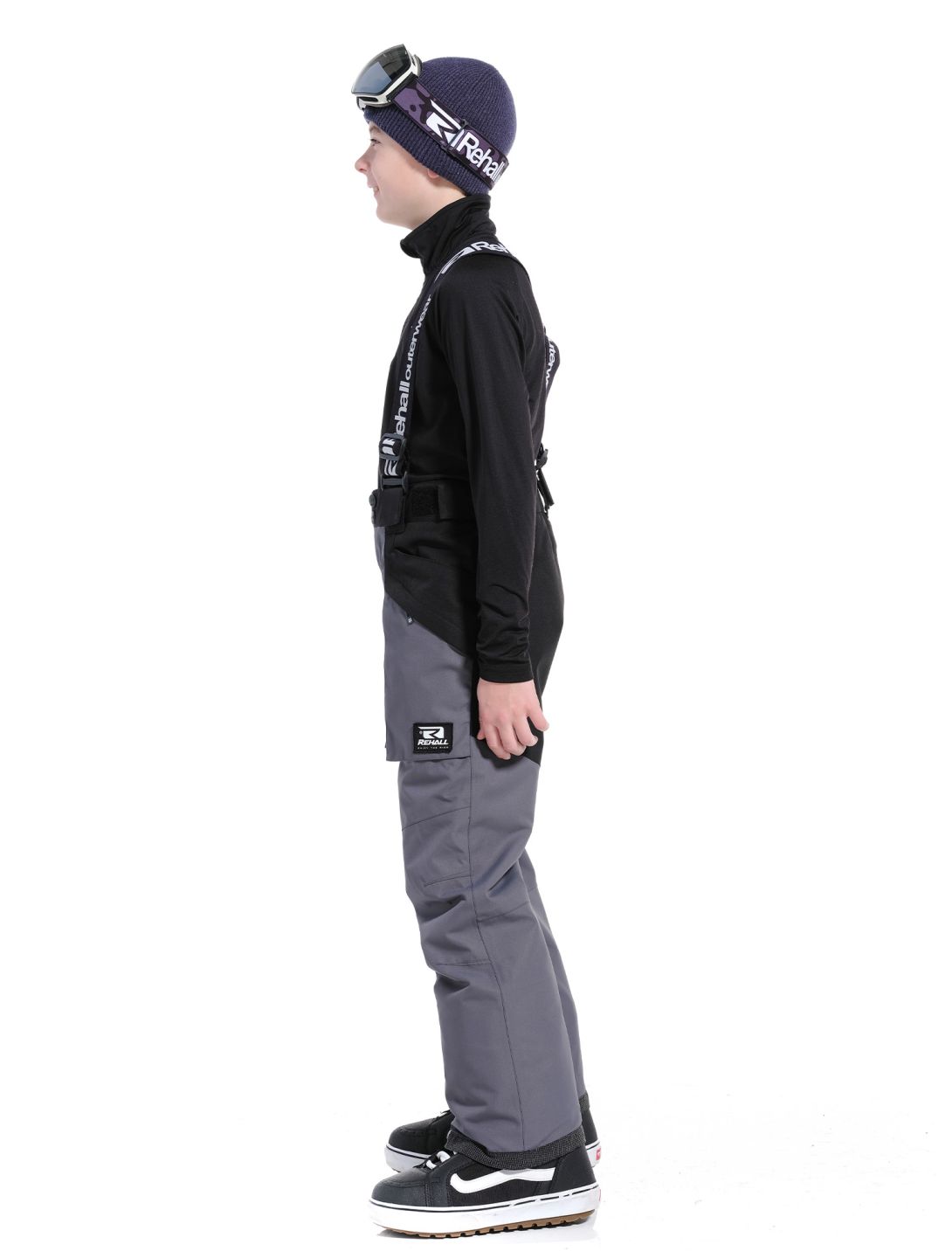 Rehall, Digger-R-Jr. pantaloni da sci bambino Gunmetal grigio 