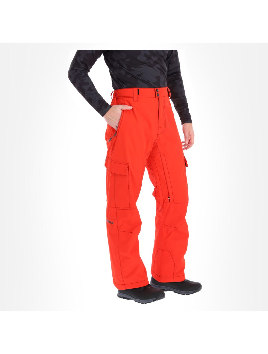 Rehall, Edge-R pantaloni da sci uomo flame rosso