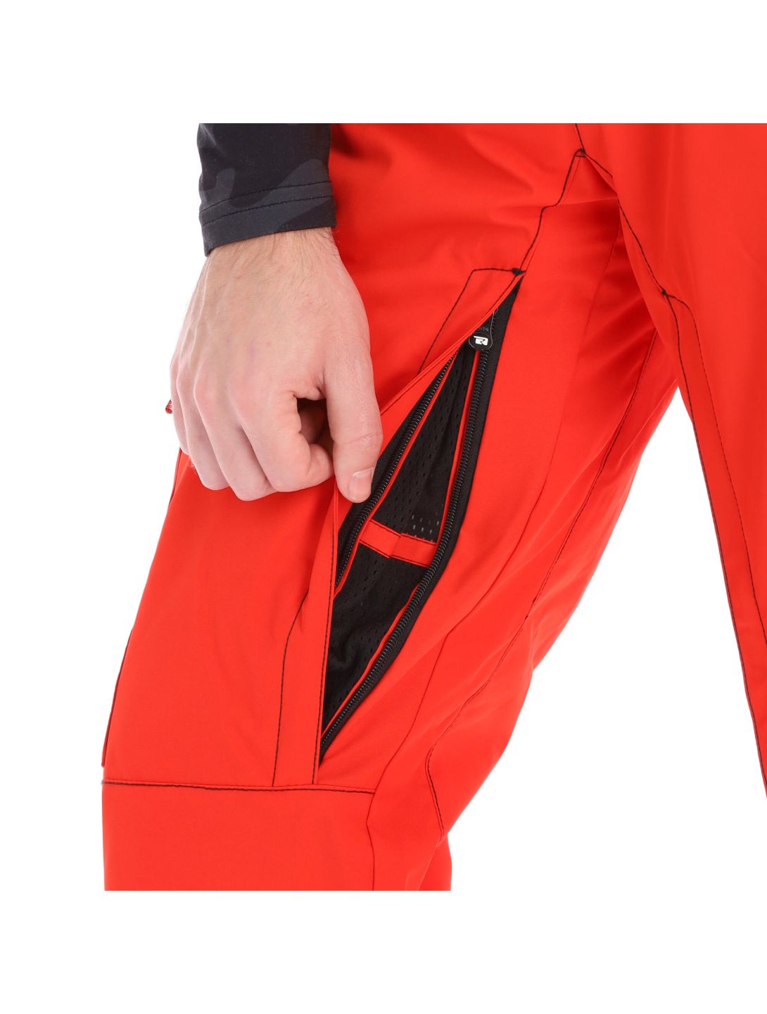 Rehall, Edge-R pantaloni da sci uomo flame rosso