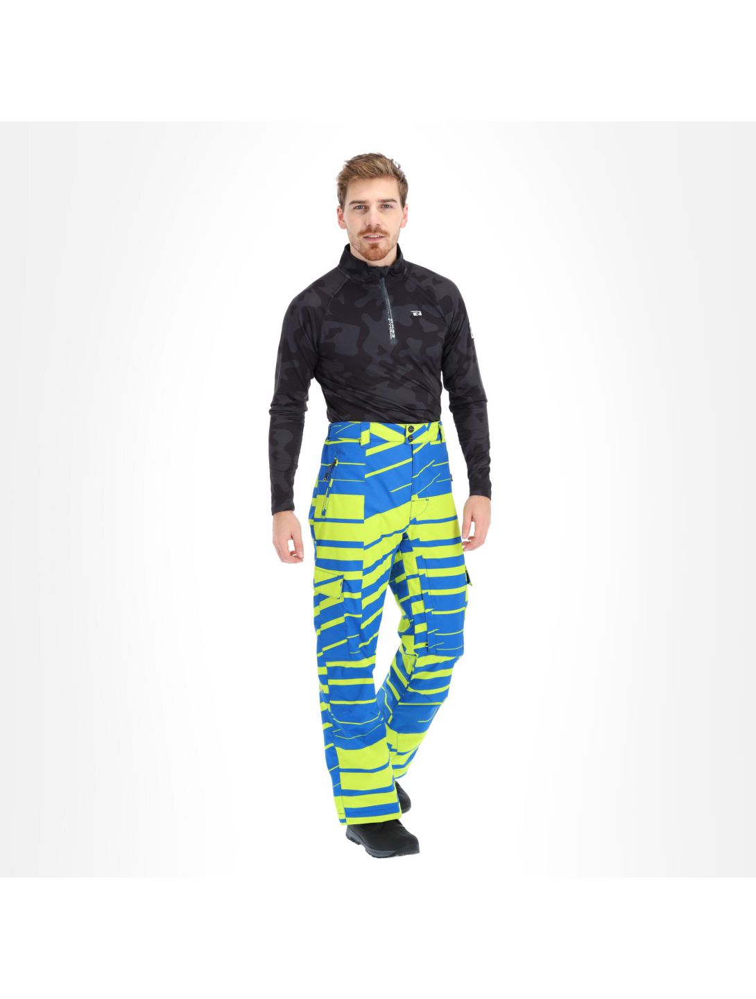 Rehall, Edge-R pantaloni da sci uomo slants lime verde