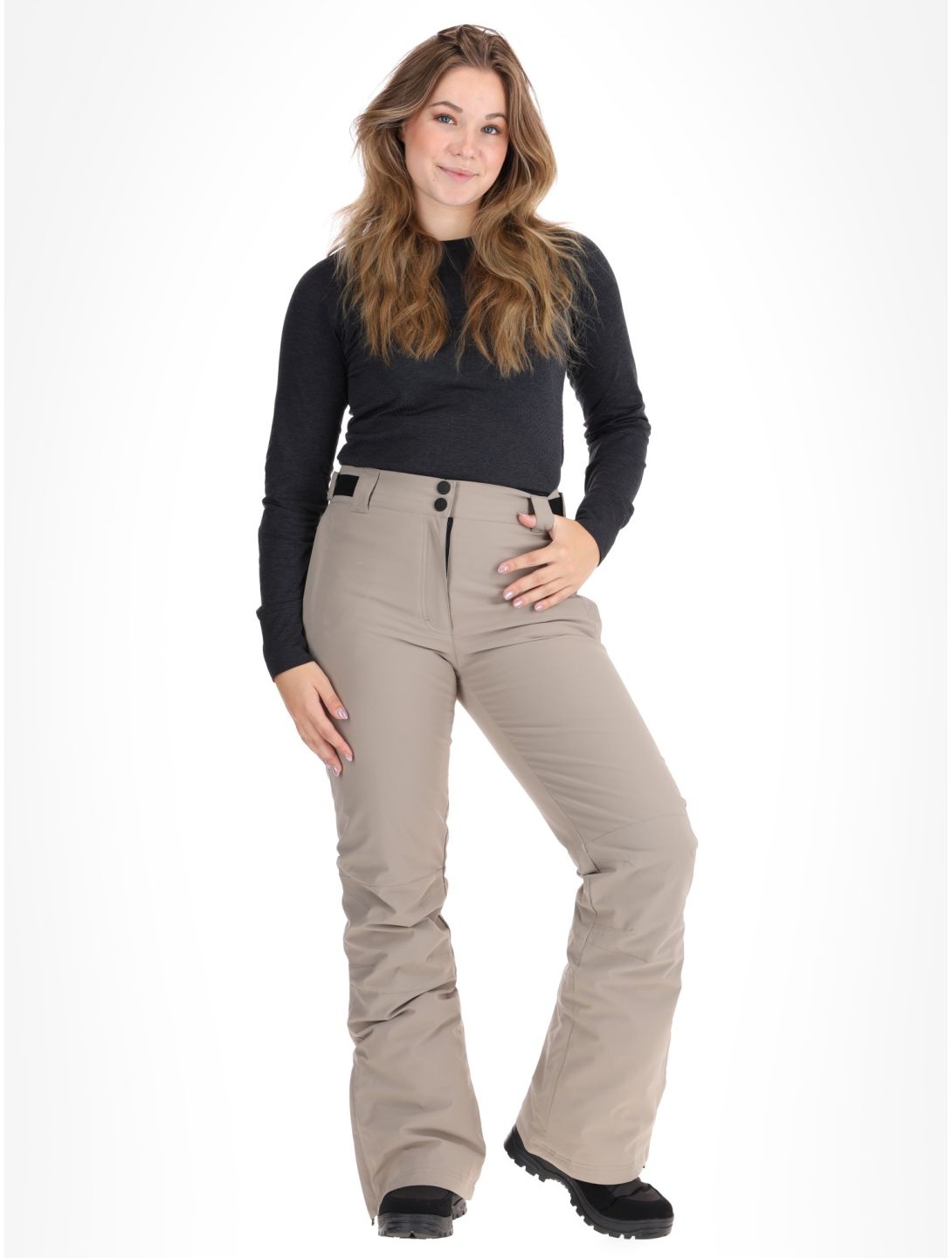 Rehall, Eva-R pantaloni da sci donna Brindle beige 