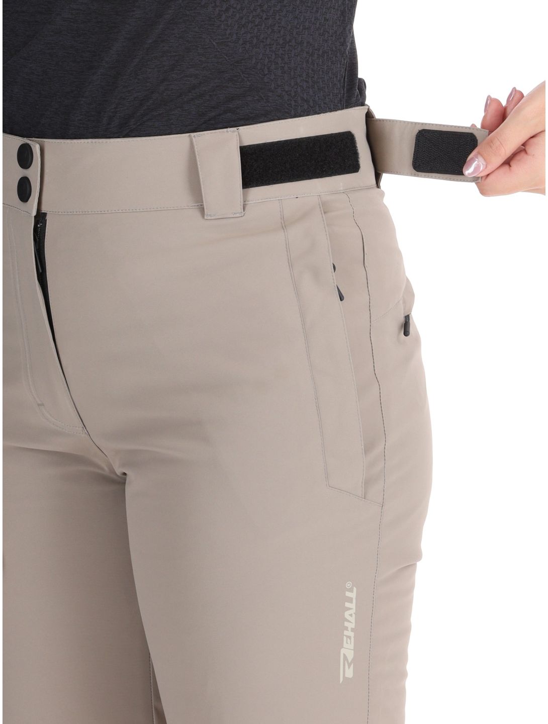 Rehall, Eva-R pantaloni da sci donna Brindle beige 