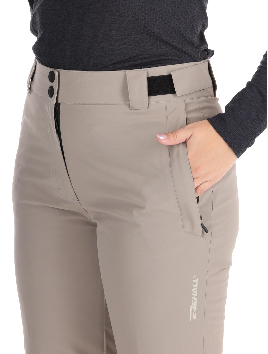 Rehall, Eva-R pantaloni da sci donna Brindle beige 