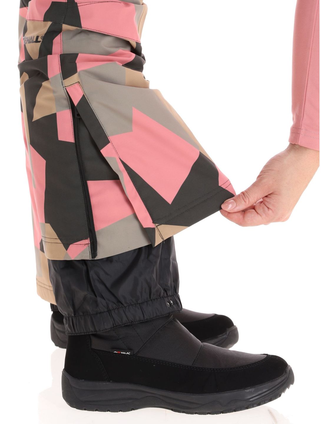 Rehall, Eva-R pantaloni da sci donna Camo Rose rosa 