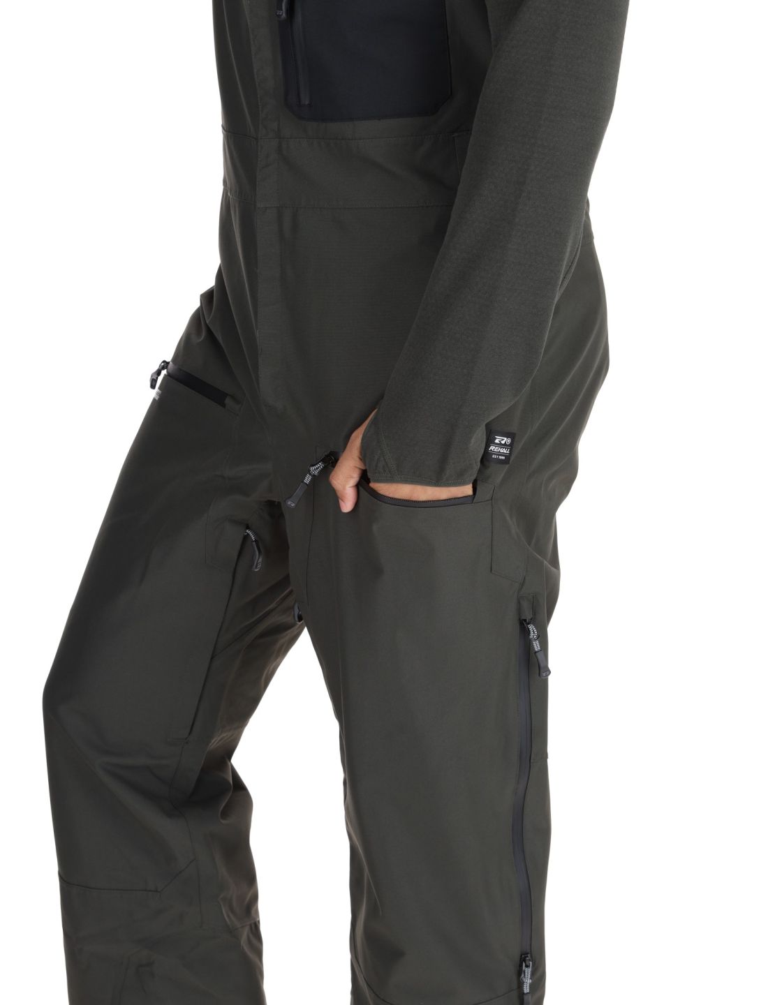 Rehall, Freaze-R pantaloni da sci uomo Graphite grigio 