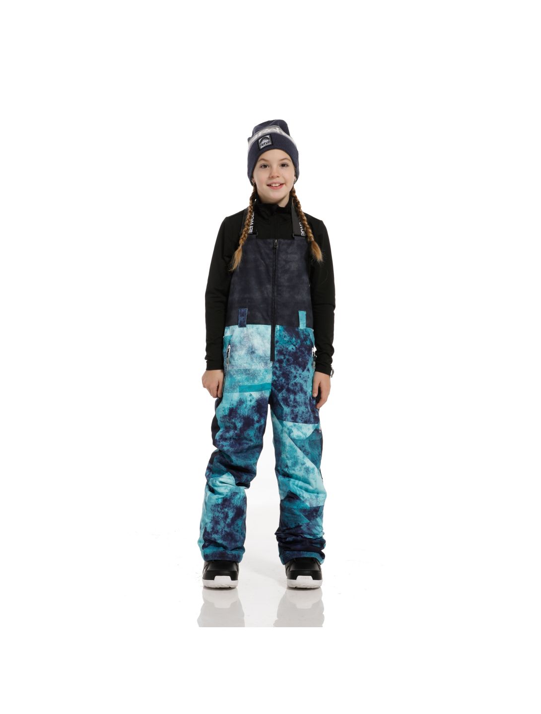 Rehall, Katy-R-Jr pantaloni da sci bambino graphic aqua blu