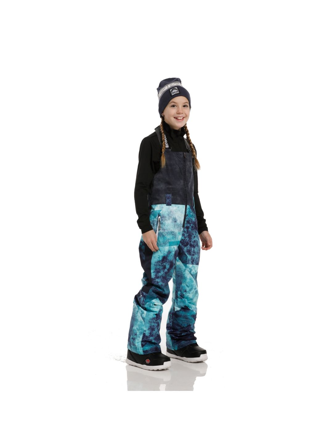 Rehall, Katy-R-Jr pantaloni da sci bambino graphic aqua blu